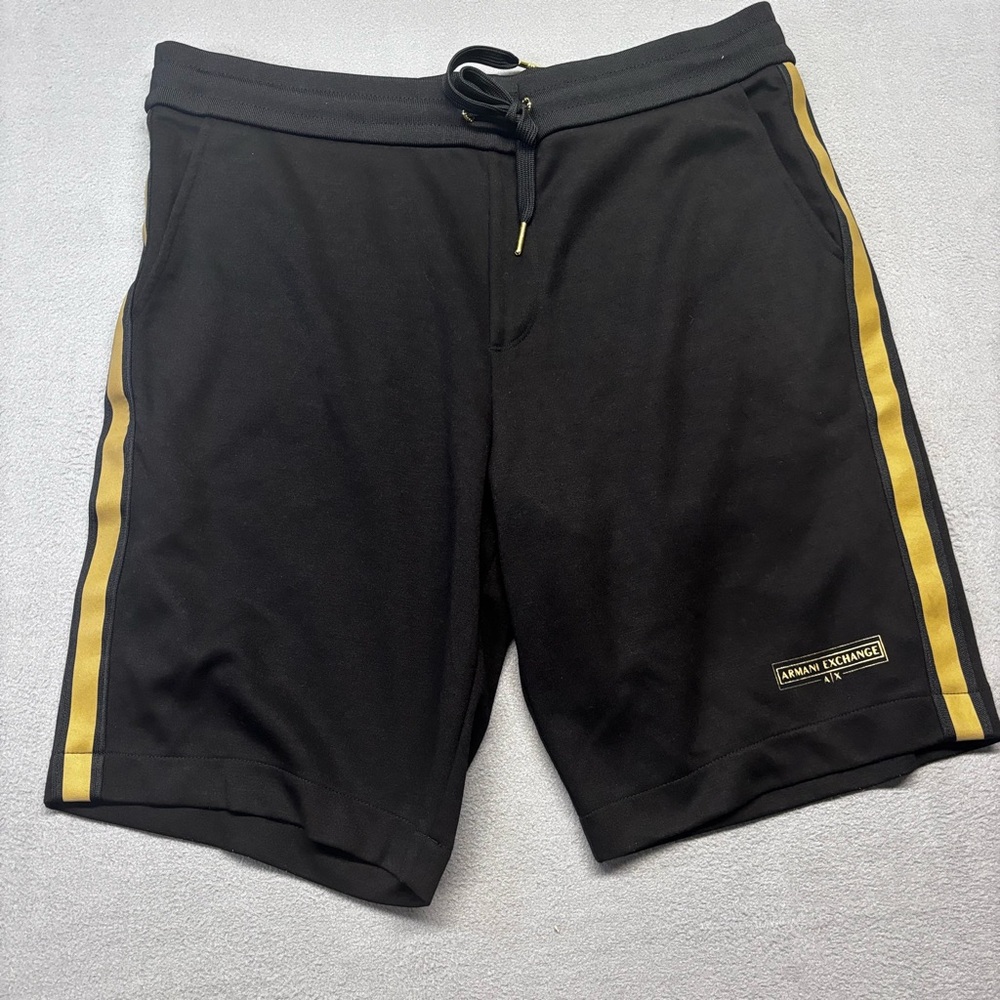 Men’s Armani Exchange Draw String Shorts Size Large Cotton